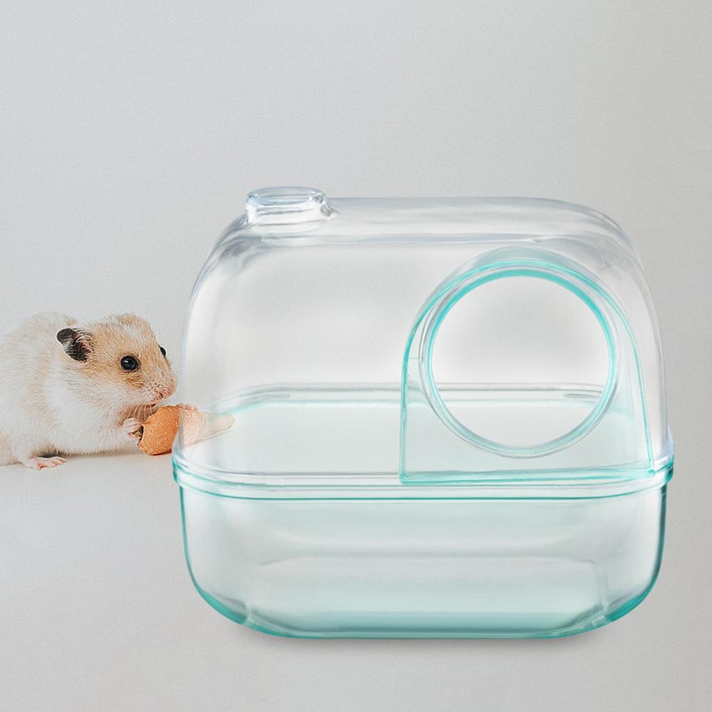 Hamster Sand Bath Toilet Anti Sand Bath Container Gerbil Hedgehog