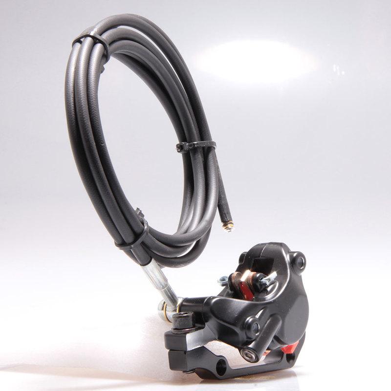 Right Disc Rear Brake Caliper Base A 160 B 140 Hydraulic Lower Pump Electric Bike Custom Tubing Length Riding Accessories