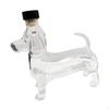 Dachshund Shaped Whiskey Decanter Unique Transparent Glass Liquor Container for Home