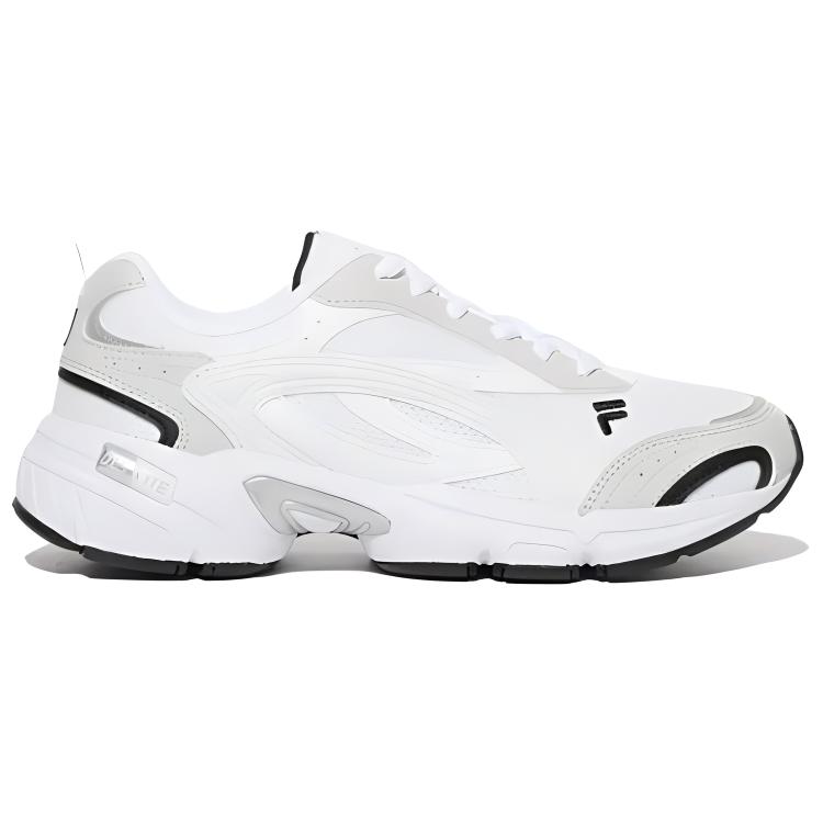 Fila Taurus V3 Synthetic Leather Comfortable And Breathable Low Top Chunky Sneakers Unisex White 11001RM02839G102