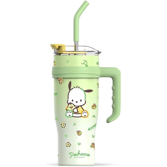 Cinnamoroll Hello Kitty My Melody Kuromi Hangyodon Insulated Cup Straw Bottle Tumbler Adults Children Direct Drinking Thermal Insulation Vacuum