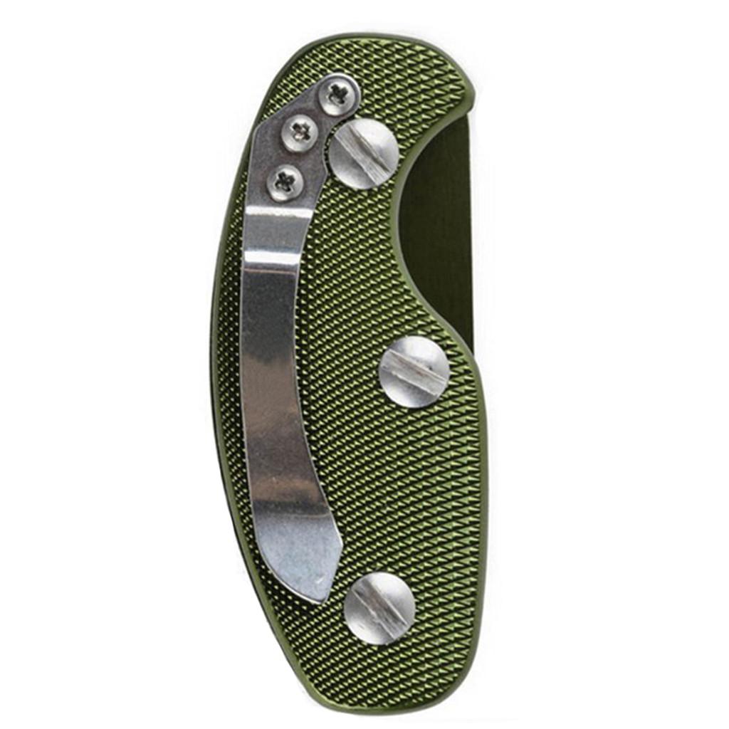 

(Никита) Алюминиевый держатель для ключей, органайзер, зажим, папка, брелок, чехол, карманный инструмент One Size зелёный