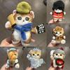 Shark Cat Travel Plush Toy With Cartoon Design For Girls Backpack Decor
