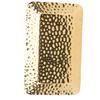 Gold Hammered Rectangle Serving Tray Stainless Steel Decorative Platter Appetizer Tray for Food Fruits Dessert Towel