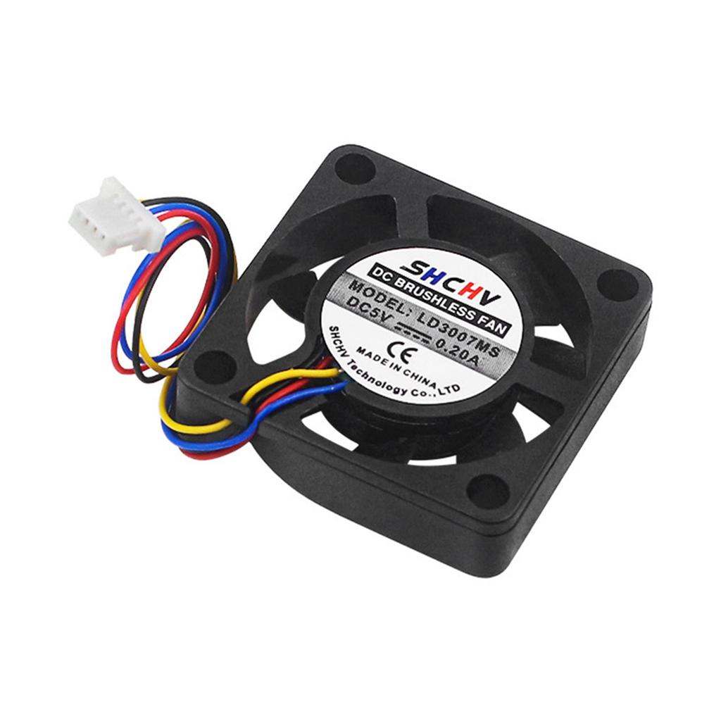5V Cooling Fan 4pin Jst Terminal For RaspberryPi5 Official Cooling Radiator Fan 30x30mm Replacement Fixed Radiator