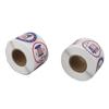 2 Rolls Sticker Patriotic Theme Self Adhesive Sticker Round Cartoon Stickers for Gift Wrapping Envel