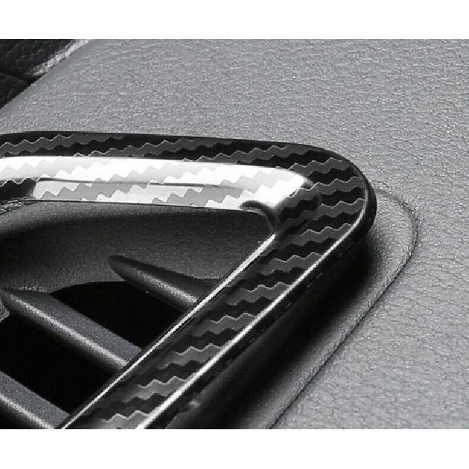 For Nissan Altima 19- Carbon Fiber Steel Dashboard L&R Air Outlet Vent Trim