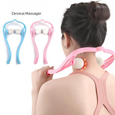 Manuelles Cervical-Massagegerät Haushalt Multifunktional Nacken Schulter und Nackenrolle Meridian-Clip Nacken Handmassage Cervicalwirbelsäule
