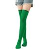 Colorful Costume Christmas Knitted Over The Knee Stockings Decoration Fashion