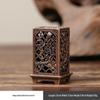 Vertical Baifu Hollow Creative Alloy Incense Burner - Office Decor
