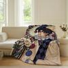 Adventure anime L-Lord of M-Mysteries Blanket For Sofa Office Bed Plane Travel Sleep Read Relax Camping Soft And Warm