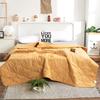 Factory Price Silk Blanket Silky Cooling Thin Quilt Summer Blanket Can  Machine-Wash Single/Queen/King Size