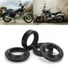 4 Stück Gabelfederbein Staub-Öldichtungen Passend für CMX250 KZ400 CA250 GN250 CMX250 TTR250 Motorrad