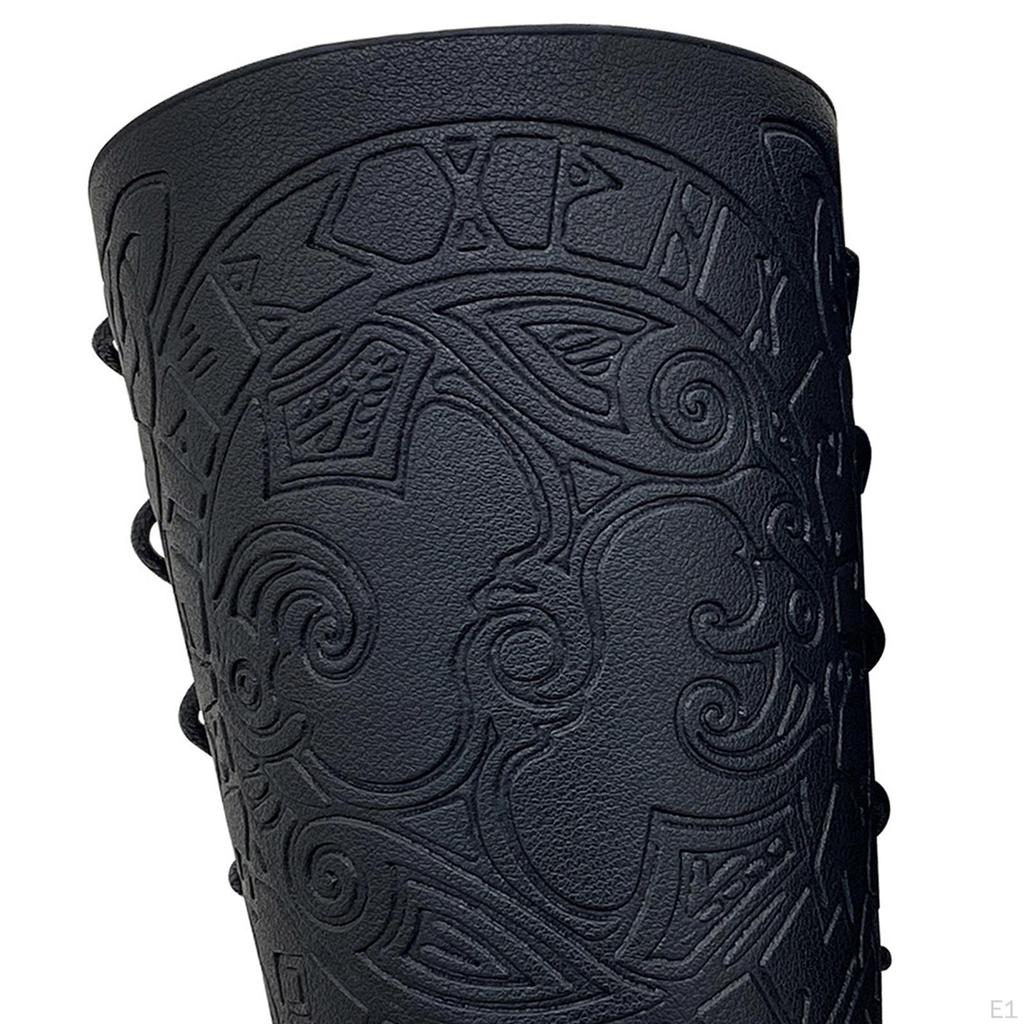 Style Bracer Wrist Bracelet Embossed Glove Symbol for Theater Props Larp Cosplay