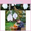 Charming Fabric Ghost Hanging Props For Halloween Party Yard Decoration And Setup