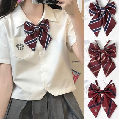 Japanese JK Style Necktie Striped Butterfly Cravats New Bow Tie  Neck Decoration
