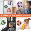 New Style 3 PCS Suction Cup Rotating Toys for Infant and Toddlers Fun Bath Toys with Spinning Suction Cups Fingertip Gyroscope