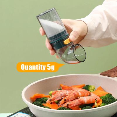 New Quantitative Salt Control Bottle Salt Shaker Controlled Seasoning Jar Seasoning Box Household Kitchen Seasoning Bottle