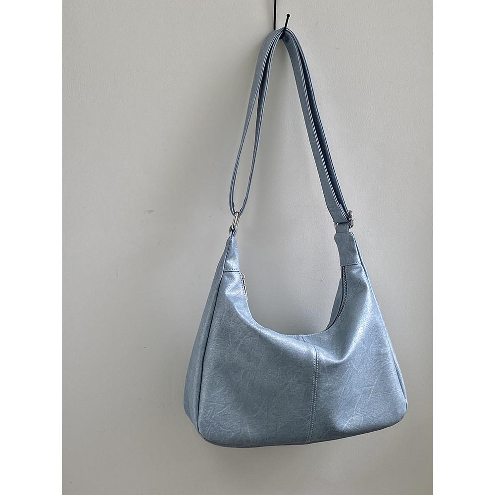 Ielgy Denim Tote Female Bag All-Match Large-Capacity One-Shoulder Messenger Large Bag