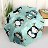 1pc Penguin Winter Scene Automatic Folding Umbrella - Portable Collapsible 8-Rib Umbrella for All Seasons yy251119159