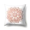 Polyester Pillow Case Automobile Decoration Home Printed Pillow Case Waist Cushion Cover Car Cushion Head Cushion Cover