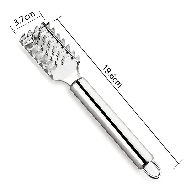 1ks Odolná nerezová ocel Škrabka na šupiny na ryby Škrabky na kuchyňské nádobí Nerez na šupiny na ryby Kartáč Škrabka na šupiny na ryby