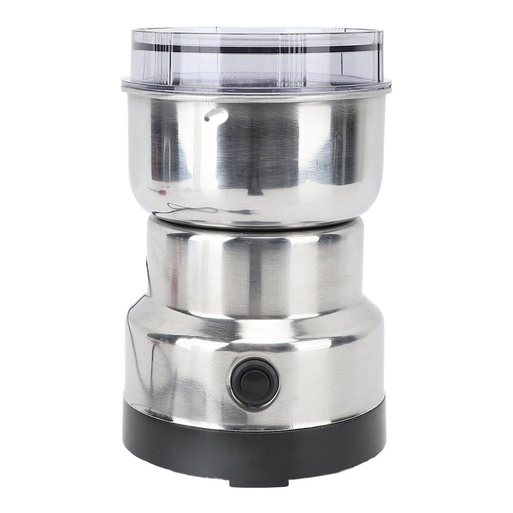 Electric Coffee Bean Grinder Stainless Steel Portable One Touch Efficiently Electric Spice Grinder for Grains Cereals
