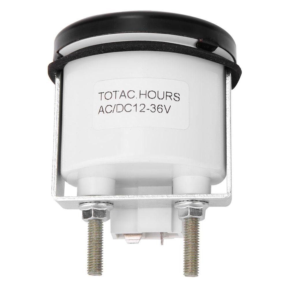 LCD Display Digital Hour Meter for Engineering Vehicle Generator 0 999999.99 Hours