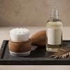 Mini Facial Cleansing Brush Dual-Sided Gentle Exfoliating Brush with Handle Hygienic Skincare Tool for Deep Pore Cleaning
