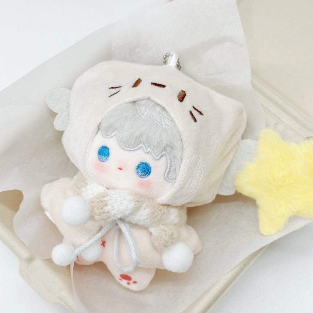 Suit Doll Clothes Outfit Scarf Doll Dress Up Set 10cm Cotton Doll Clothes  Children's Gift