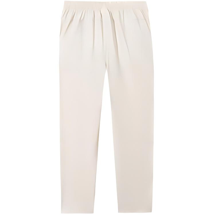 Anta Casual Simple Straight Leg Lace-Up Solid Color Comfortable Versatile Knitted Sports Pants Women Bottoms 962527302-2