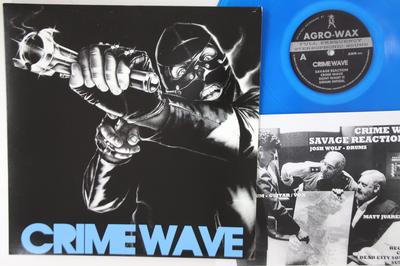 12inch Record CRIME WAVE - Savage Reaction AWR002 AGROWAX 2010 US Rock Used