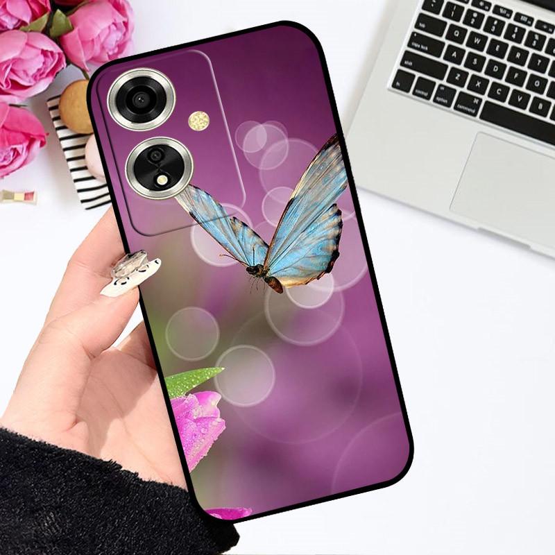 For OPPO A79 5G Case For OPPO A79 Cover Funda Coque Flower Painted Cartoon Silicone Soft TPU Phone Bumper For OPPO A79 5G Covers