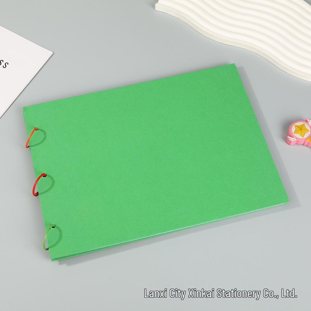 A4 Polaroid Fotoalbum – DIY Scrapbook mit Retro Kraftpapier