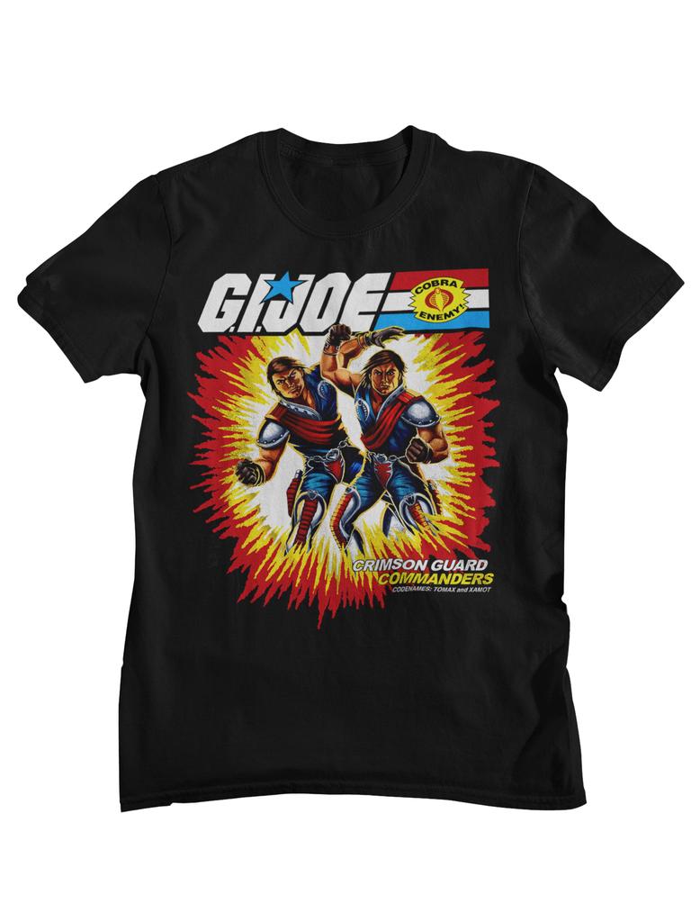 G I Joe A Real American Hero Retro Cartoon Character Printed Tshirt Unisexs and Womens Cotton Street Top