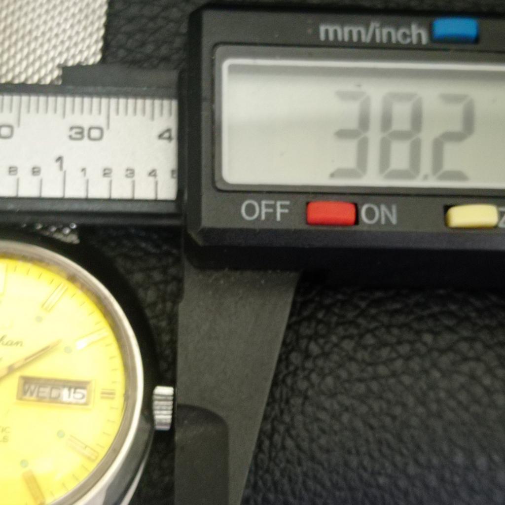 AUTOMATIC VINTAGE HMT KANCHAN INDIAN 6501 MENS GOLDEN COLOR DIAL WATCH a703262-1