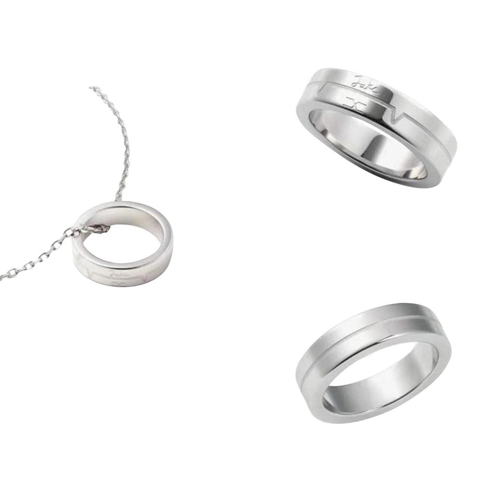 Kpop Idol ENHYPEN Ring Necklace, Ring Necklace Gift, Fan Gift, Birthday Gift(Ring + Necklace)