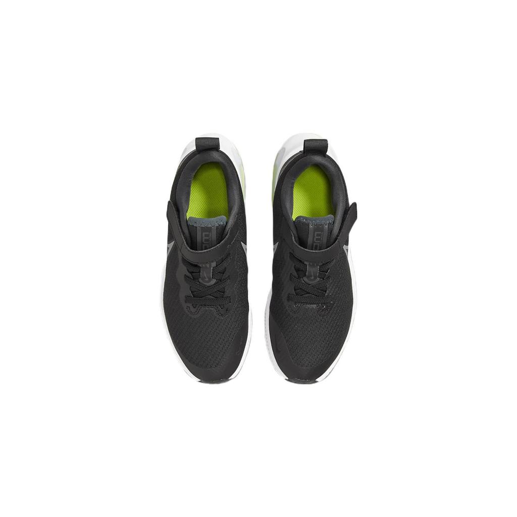 Nike Air Zoom Arcadia Abrasion Resistant Low Top Running Shoes Black White Green Children Aged 3 7 Years Old CK0714-010