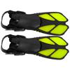 2Pcs Adjustable Swimming Fins Soft TPR Open Heel Long Diving Flippers for SnorkelingM