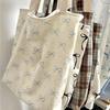 Vintage Polka Dot Women'S Canvas Shoulder Bag Large Capacity Female Messenger Bags Commuter Handbags