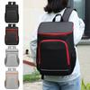 Oxford Insulated Cooler Backpack Save Space Waterproof Thermal Cooler Backpack Lightweight Reflective Strip for Outdoor Camping
