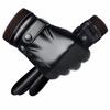 Men's and Women's Touch Screen Leather Gloves Are Warm, Waterproof, Windproof, and Thickened with Fleece for Outdoor Motorcycle Riding In Winter