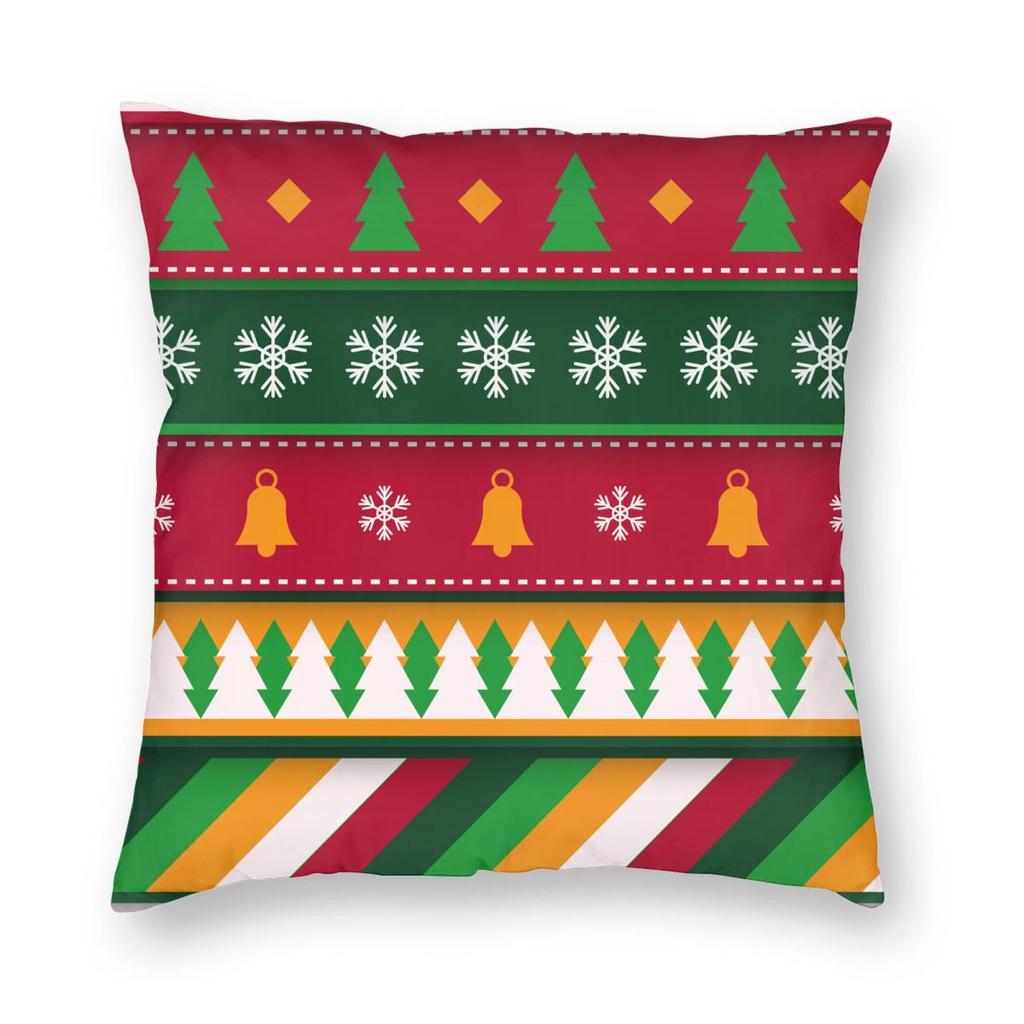 Christmas Royal Stewart Tartan Plaid Pillowcase Soft Fabric Cushion Cover Decor Pillow Case Cover Home Square 18''