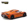 Tarmac Works 1:64 TW Koenigsegg Regera Orange Metallic/Black Stripes alloy car model
