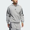 adidas Basketball Spacer Hoodie Unisex Medium Grey Heather JD7466