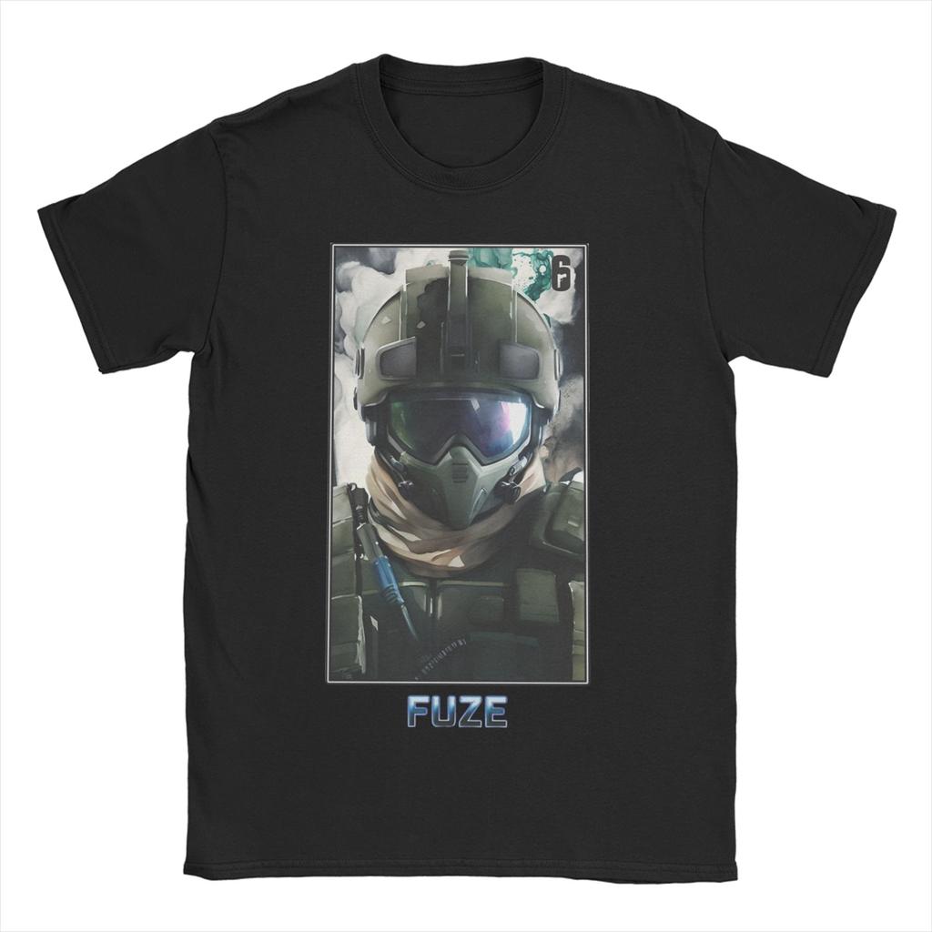 Unisex Womens Funny Tachanka Lord Fuze Game Art T Shirt Cotton Clothes Casual Short Sleeve Crewneck Tee Shirt Gift Idea TShirts