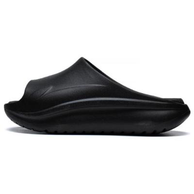 Li Ning SOFT SLIPPER Slip Resistant Abrasion Resistant Slide Slippers Unisex Black AGAT017-1