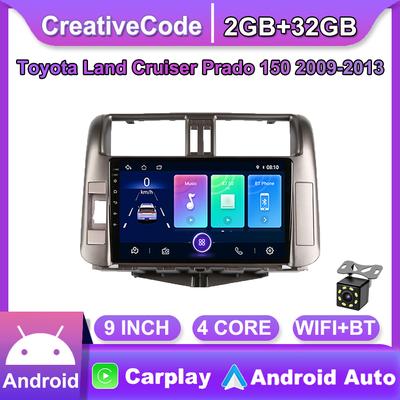 Android Carplay Autorádio Multimidia Video Player Navigace GPS Pro Toyota Land Cruiser Prado 150 2009-2013 2din hlavní jednotka 2+32GB