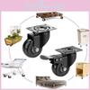 Durable 2 Inch Pu Swivel Casters Set Of Four With Smooth Gliding And Braking Options
