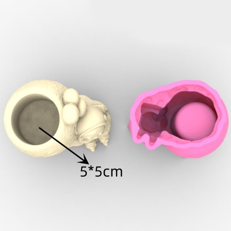 Flowerpot Silicone Mold Sitting Astronaut Shape Concrete Moulds Flowerpots Molds Cements Mould Silicone Material for DIY